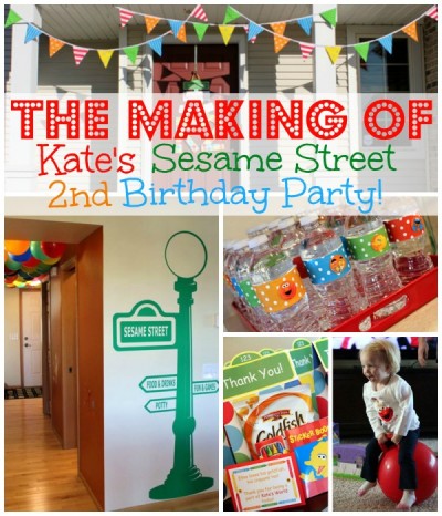 The Making of Kate's Sesame Street Birthday Party | www.allthingsgd.com