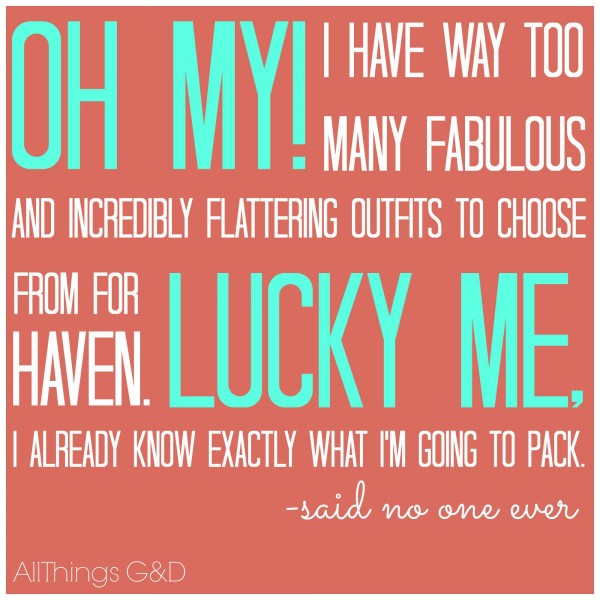 Oh, My! Lucky Me.