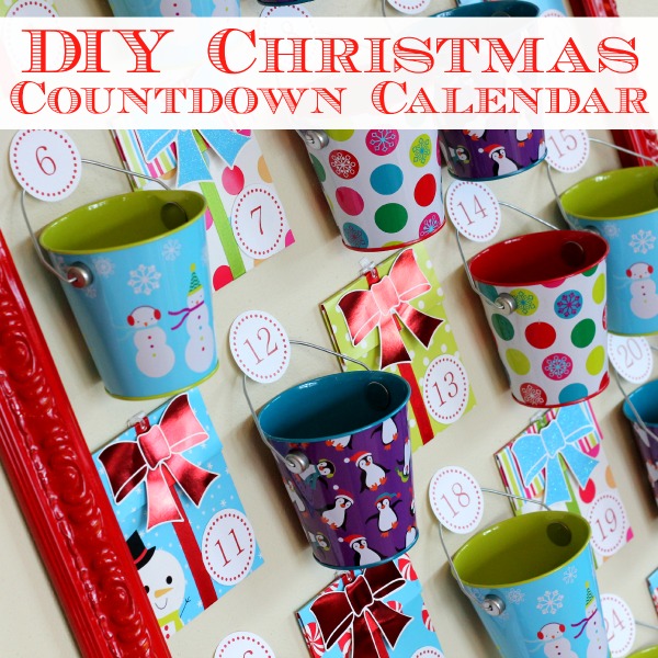 A uniqe and easy to recreate DIY Christmas Countdown Calendar! | www.allthingsgd.com