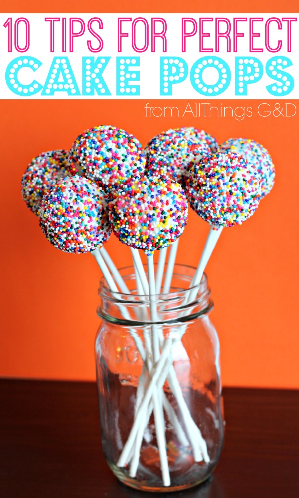 communicatie verwarring Cadeau 10 Tips for Perfect Cake Pops - All Things G&D