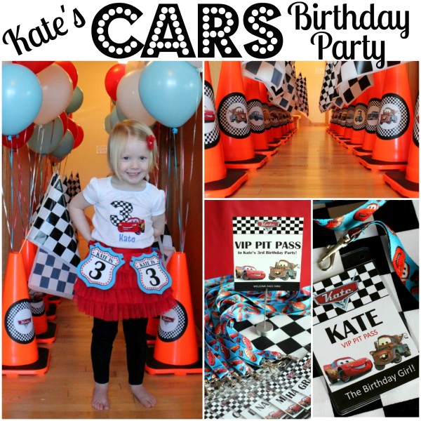 Kate's Cars-Themed 3rd Birthday Party | www.allthingsgd.com