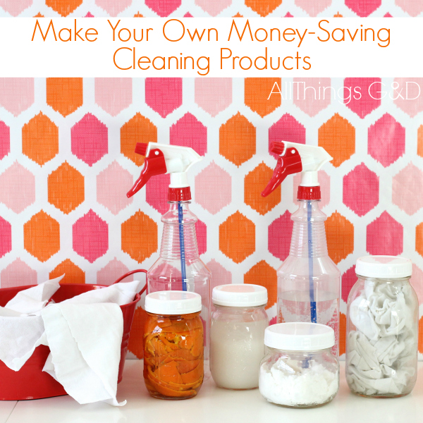 Make your own money-saving cleaning products - it's easier than you think! | www.allthingsgd.com