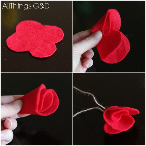 DIY Felt Poppies - step by step instructions and a template included. | www.allthingsgd.com