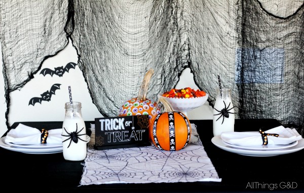 Halloween Tablescape from All Things G&D