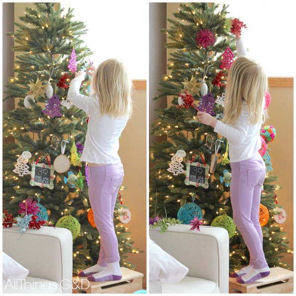 Kate's 2014 Christmas tree - full of personality just like our girl! | www.allthingsgd.com