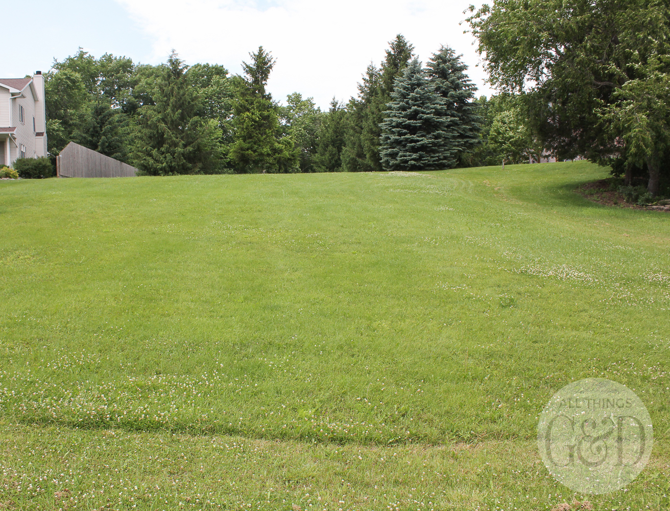 We're building a house! Here's the future site of our new home in Cambridge, WI.