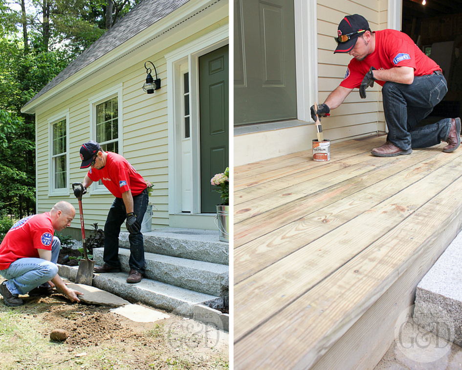 Lowe's Front Yard Makeover in Portland, Maine. #lowesmainemakeover