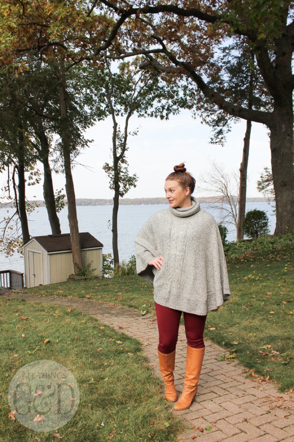 A look at my new cable knit poncho from Stitch Fix, and trying to decide if I should keep it or return. Vote in the comments and let me know what you think! #StitchFix