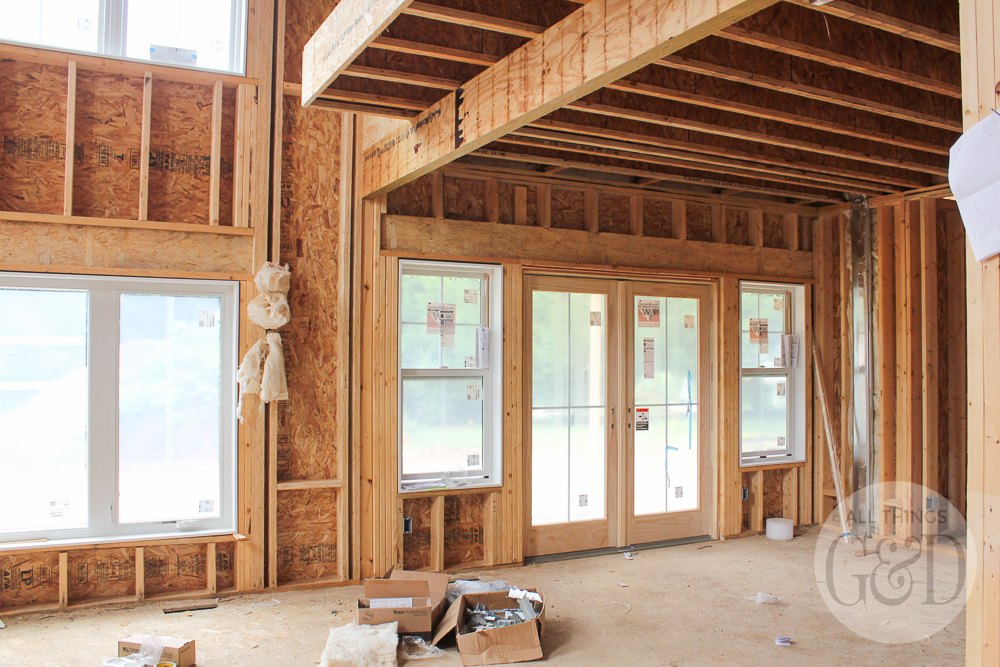 An interior look at the windows we chose for our new home construction. | All Things G&D #ATGDdreamhome #newhomeconstruction #customhome #customhomeconstruction
