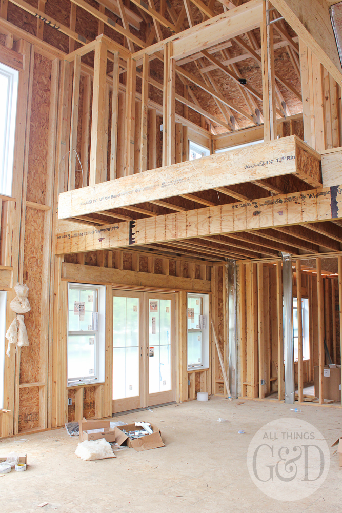 An interior look at the windows we chose for our new home construction. | All Things G&D #ATGDdreamhome #newhomeconstruction #customhome #customhomeconstruction