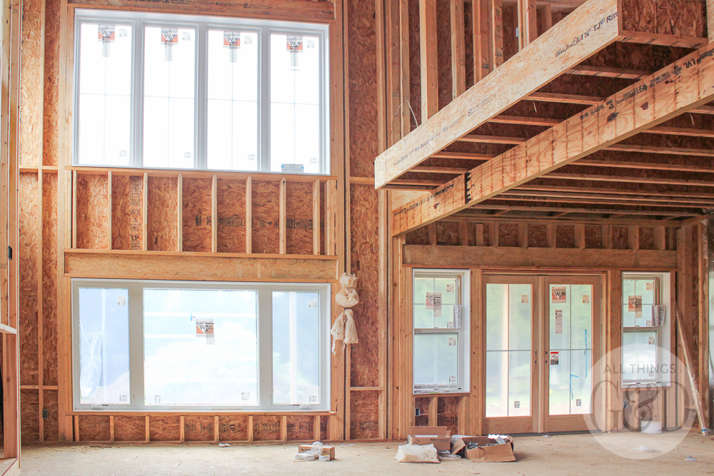 An interior look at the windows we chose for our new home construction. | All Things G&D #ATGDdreamhome #newhomeconstruction #customhome #customhomeconstruction