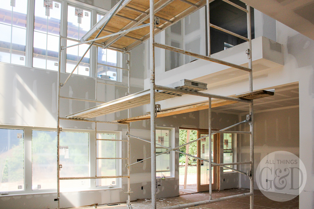 ATG&D Dream Home - drywall being installed. | www.allthingsgd.com