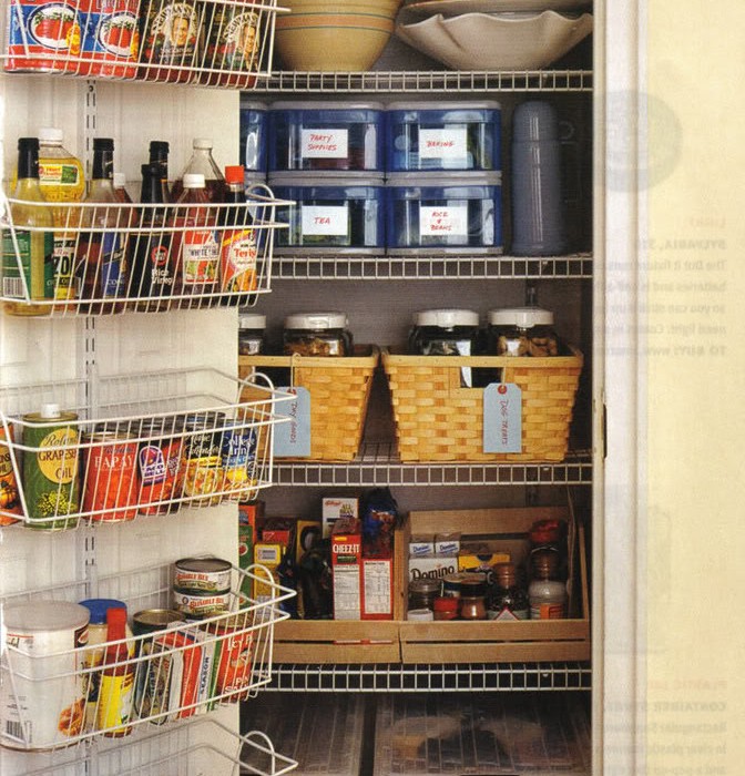 Organized Kitchen Pantry