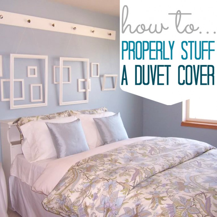 How to Stuff a Duvet Cover