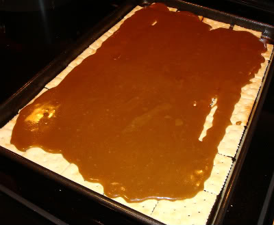 Saltine Cracker Toffee Bars