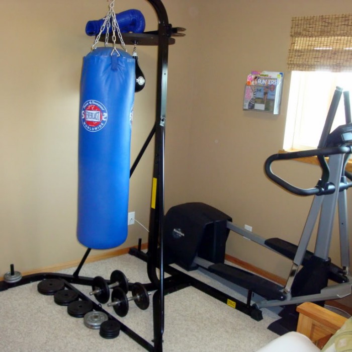Our Workout (a Compromise) Room