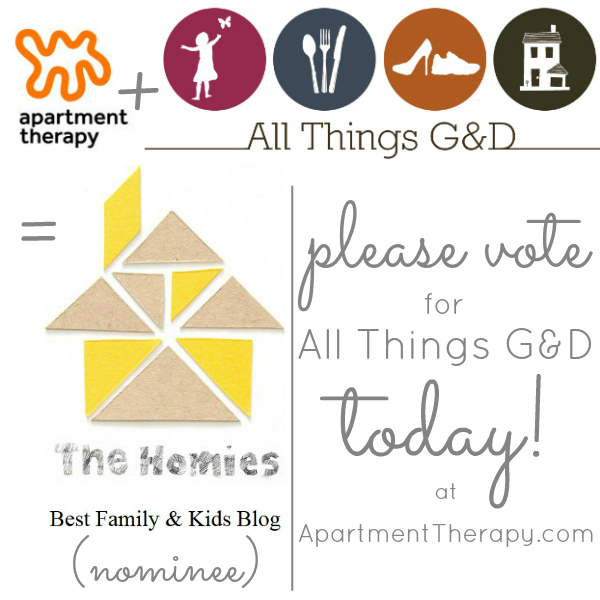 Please Vote for All Things G&D TODAY!