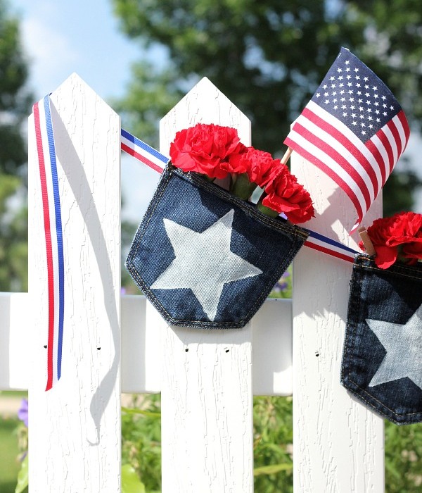 Denim Pocket Bunting