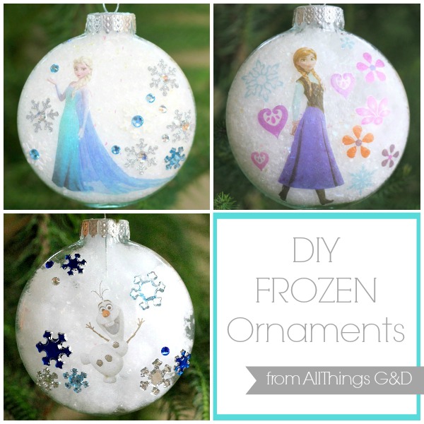 DIY Frozen Ornaments