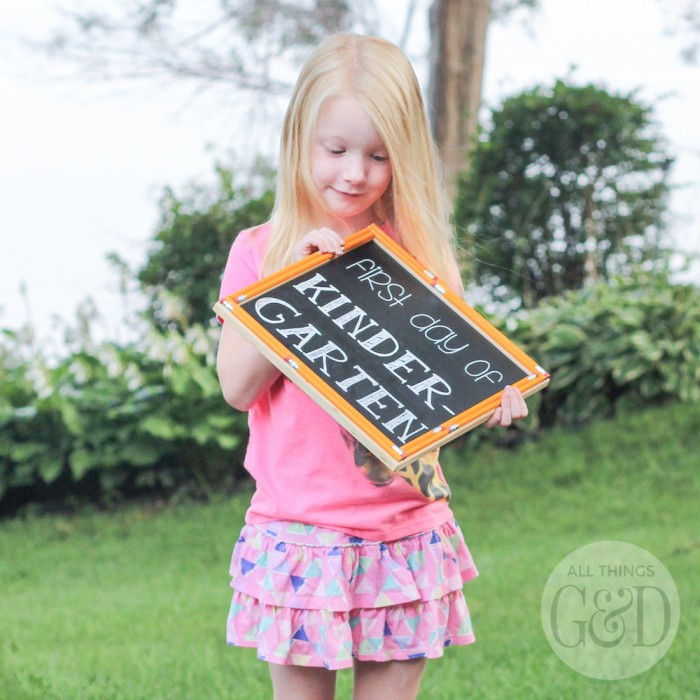 Kate’s First Day of Kindergarten