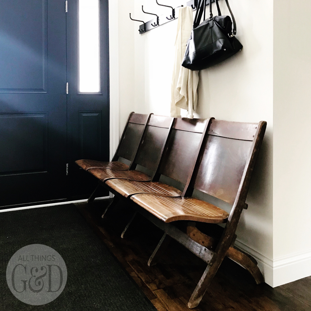 Entryway Antique Church Bench All Things G D